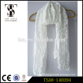 light weight fashionable popular choice white lace spring scarf versatile all year around
